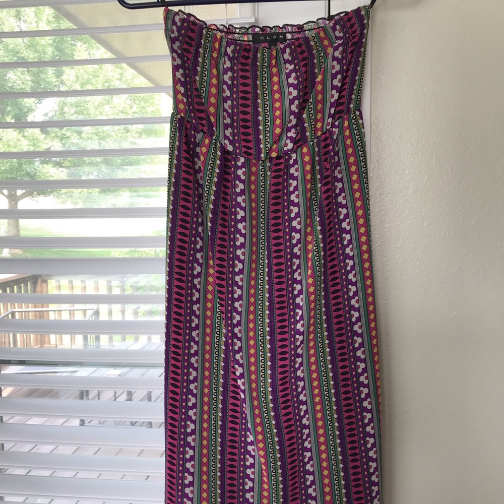 Strapless dress